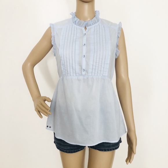 Converse Tops - CONVERSE Sleeveless  Ruffled Blouse